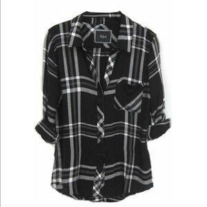 Like new cozy plaid Rails button down